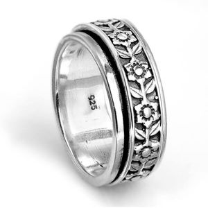 Sterling Silver Spinner Ring